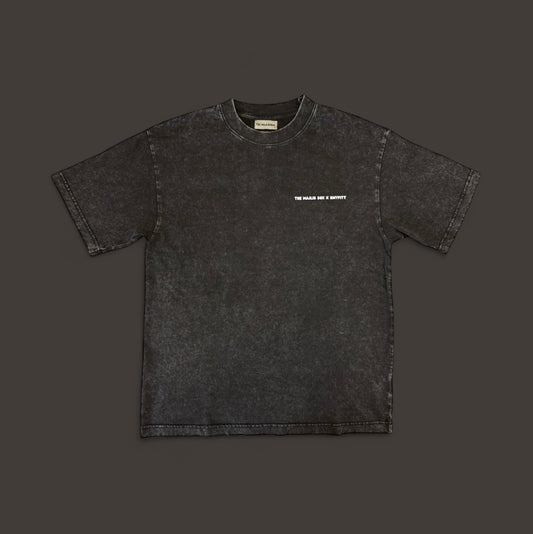 The Majlis Box x HNYFITT. Atomic Black Washed Tee