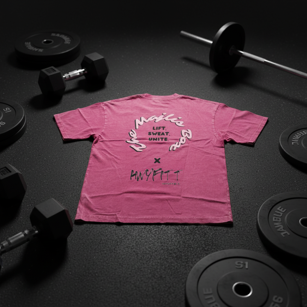 The Majlis Box x HNYFITT. Hot Pink Washed Tee