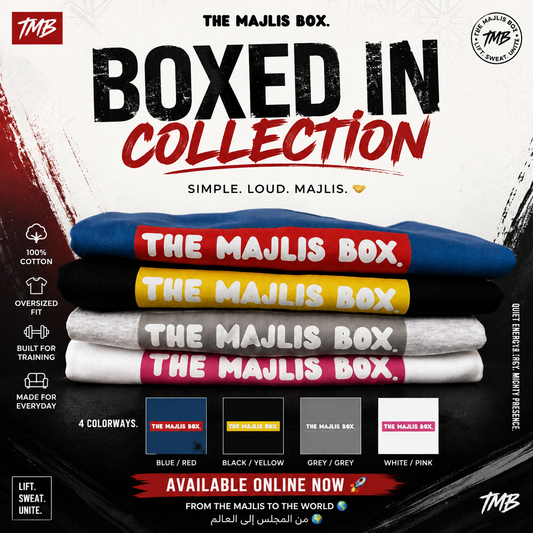 The Majlis Box "Grey Boxed in" Tee