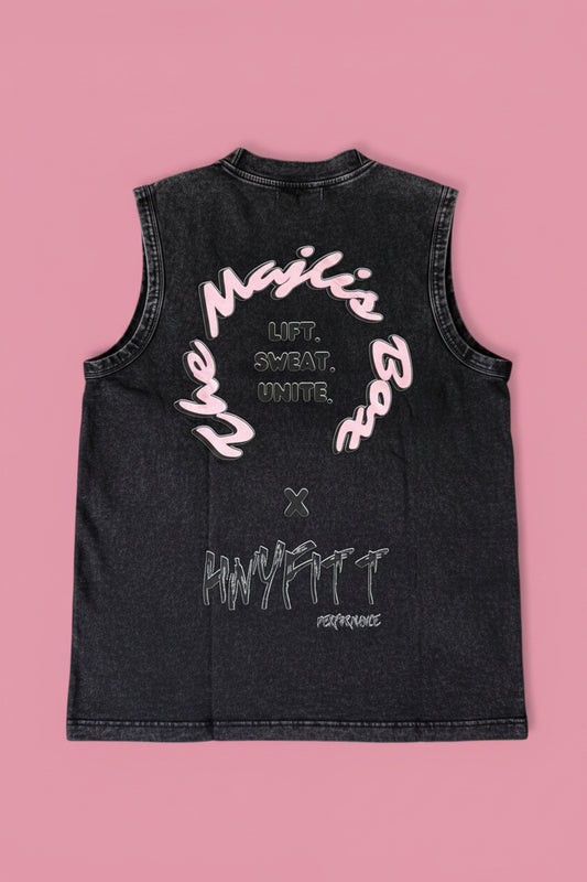 The Majlis Box x Hnyfitt Atomic Black Cut Tee