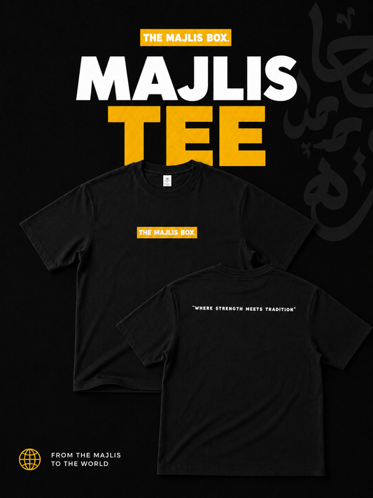 The Majlis Box "Yellow Boxed in" Tee