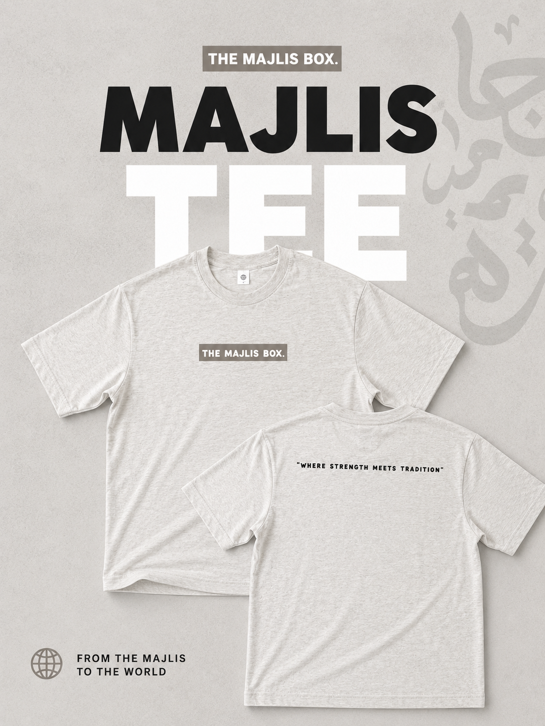 The Majlis Box "Grey Boxed in" Tee