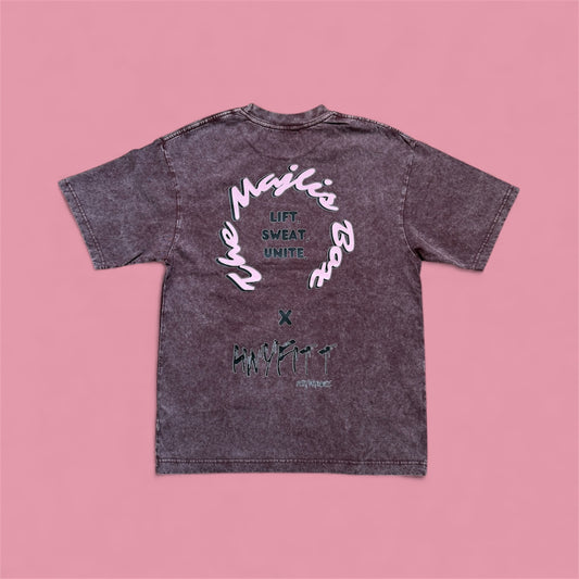 The Majlis Box x HNYFITT. Maroon Washed Tee