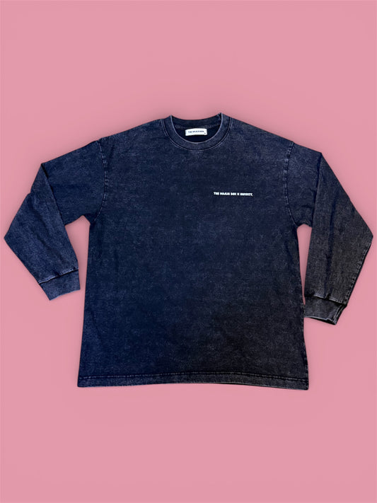 The Majlis Box x HNYFITT. Dark Winter Washed - Long Sleeve Tee