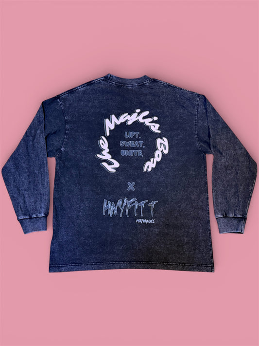 The Majlis Box x HNYFITT. Dark Winter Washed - Long Sleeve Tee