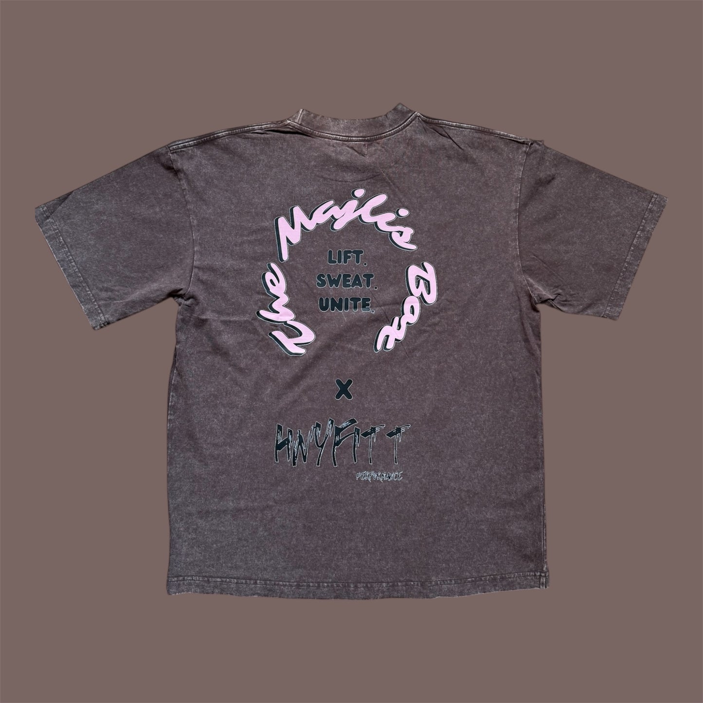 The Majlis Box x HNYFITT. Mocha Washed Tee